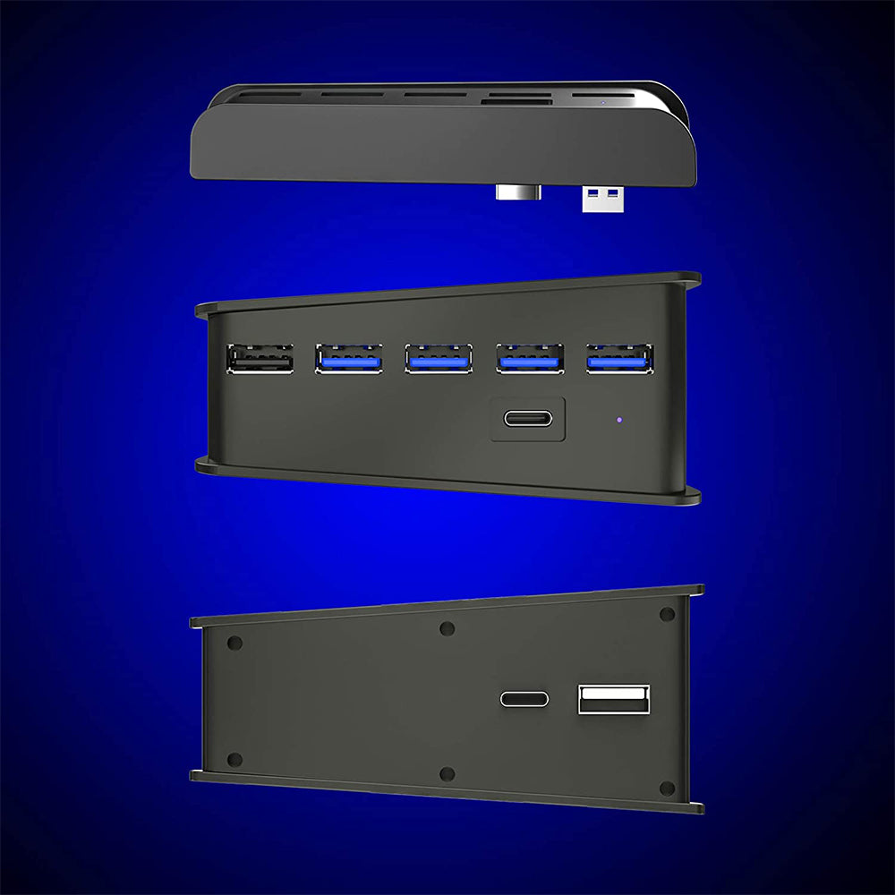 USB Splitter Expander Hub Ports for PlayStation PS5 USB Hub
